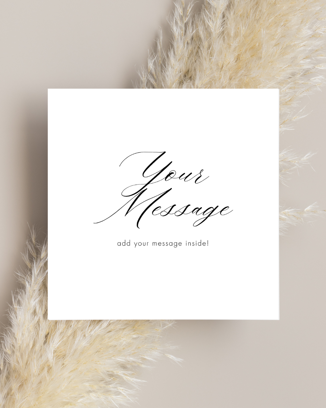 Maison Rose Custom Card